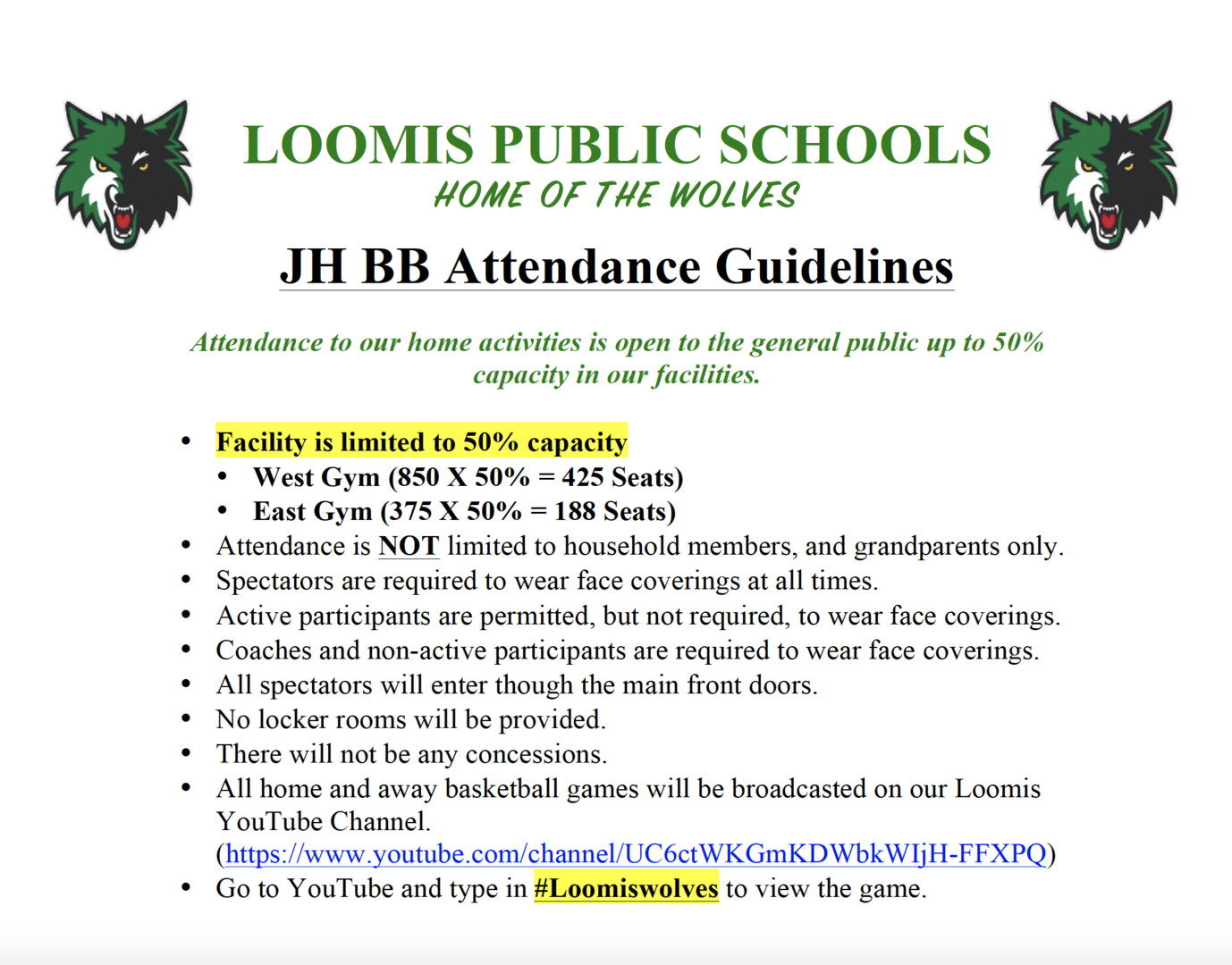 Attendance Guidelines 